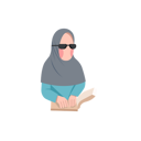 پیش‌نمایش فایل blind-muslim-woman-reading-braille-book-6094761 از پک زن مسلمان دارای معلولیت