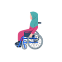 پیش‌نمایش فایل disabled-muslim-woman-on-wheelchair-6094757 از پک زن مسلمان دارای معلولیت