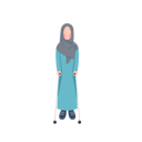 پیش‌نمایش فایل disabled-muslim-woman-walking-with-crutches-6094760 از پک زن مسلمان دارای معلولیت