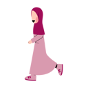 پیش‌نمایش فایل muslim-girl-walking-7243947 از پک دختر کوچک مسلمان شاد