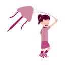 پیش‌نمایش فایل kid-girl-flying-kite-8684695 از پک کودک بانمک در حال بازی