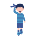 پیش‌نمایش فایل little-boy-playing-kite-8684685 از پک کودک بانمک در حال بازی