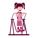 پیش‌نمایش فایل little-girl-exercising-8684693 از پک کودک بانمک در حال بازی