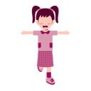 پیش‌نمایش فایل little-girl-running-8684694 از پک کودک بانمک در حال بازی
