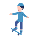 پیش‌نمایش فایل muslim-boy-playing-skateboard-8684701 از پک کودک بانمک در حال بازی