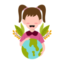 پیش‌نمایش فایل earth-day-8754688 از پک شخصیت کودک برای نجات سیاره