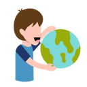 پیش‌نمایش فایل save-earth-8754682 از پک شخصیت کودک برای نجات سیاره