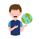 پیش‌نمایش فایل save-planet-8754690 از پک شخصیت کودک برای نجات سیاره