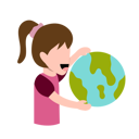 پیش‌نمایش فایل save-planet-earth-8754691 از پک شخصیت کودک برای نجات سیاره