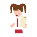 پیش‌نمایش فایل girl-got-good-score-9688212 از پک دانش آموز دبستانی اندونزی