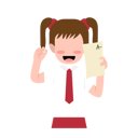 پیش‌نمایش فایل little-girl-got-bad-result-9688206 از پک دانش آموز دبستانی اندونزی