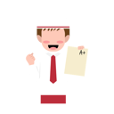 پیش‌نمایش فایل muslim-boy-holding-good-result-9688199 از پک دانش آموز دبستانی اندونزی