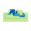 پیش‌نمایش فایل hijab-woman-lying-on-sofa-and-playing-mobile-10868441 از پک افراد در حال انجام فعالیت وقت خودم