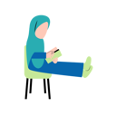 پیش‌نمایش فایل hijab-woman-reading-book-on-chair-10868434 از پک افراد در حال انجام فعالیت وقت خودم