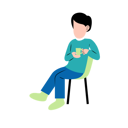 پیش‌نمایش فایل man-drinking-coffee-on-chair-10868420 از پک افراد در حال انجام فعالیت وقت خودم
