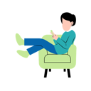 پیش‌نمایش فایل man-playing-smartphone-on-sofa-10868422 از پک افراد در حال انجام فعالیت وقت خودم