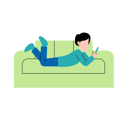 پیش‌نمایش فایل man-playing-smartphone-on-sofa-10868428 از پک افراد در حال انجام فعالیت وقت خودم