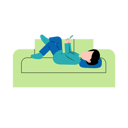 پیش‌نمایش فایل man-playing-smartphone-on-sofa-10868429 از پک افراد در حال انجام فعالیت وقت خودم