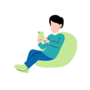 پیش‌نمایش فایل man-playing-tablet-on-couch-10868421 از پک افراد در حال انجام فعالیت وقت خودم