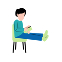 پیش‌نمایش فایل man-reading-book-on-chair-10868419 از پک افراد در حال انجام فعالیت وقت خودم