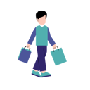 پیش‌نمایش فایل man-holding-shopping-bag-10961500 از پک مردم خرید