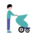 پیش‌نمایش فایل father-with-baby-stroller-10991469 از پک والد با کالسکه نوزاد