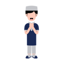 پیش‌نمایش فایل arabic-boy-with-eid-greeting-gesture-10991506 از پک کودک مسلمان با ژست تبریک عید