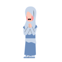 پیش‌نمایش فایل arabic-girl-with-eid-greeting-gesture-10991523 از پک کودک مسلمان با ژست تبریک عید