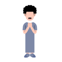 پیش‌نمایش فایل boy-with-eid-greeting-gesture-10991511 از پک کودک مسلمان با ژست تبریک عید