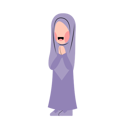 پیش‌نمایش فایل girl-with-eid-greeting-gesture-10991517 از پک کودک مسلمان با ژست تبریک عید