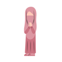 پیش‌نمایش فایل hijab-girl-with-eid-greeting-gesture-10991514 از پک کودک مسلمان با ژست تبریک عید
