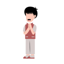 پیش‌نمایش فایل muslim-boy-with-eid-greeting-gesture-10991501 از پک کودک مسلمان با ژست تبریک عید