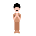 پیش‌نمایش فایل muslim-man-with-eid-greeting-gesture-10991512 از پک کودک مسلمان با ژست تبریک عید