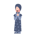 پیش‌نمایش فایل woman-with-eid-greeting-gesture-10991518 از پک کودک مسلمان با ژست تبریک عید