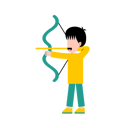 پیش‌نمایش فایل boy-playing-archery-sport-11899976 از پک کودک در حال ورزش