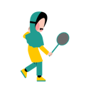 پیش‌نمایش فایل islamic-woman-plays-badminton-11899993 از پک کودک در حال ورزش