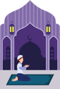پیش‌نمایش فایل muslim-boy-doing-namaz-pray-8126517 از پک رمضان