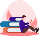 پیش‌نمایش فایل man-reading-book-8533448 از پک روز جهانی کتاب