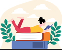 پیش‌نمایش فایل girl-reading-book-8533552 از پک روز جهانی کتاب