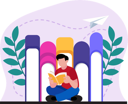 پیش‌نمایش فایل man-reading-book-8533550 از پک روز جهانی کتاب