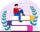 پیش‌نمایش فایل person-reading-book-8533551 از پک روز جهانی کتاب