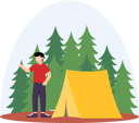 پیش‌نمایش فایل boy-camping-8771740 از پک سرگرمی‌های آخر هفته