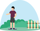 پیش‌نمایش فایل boy-in-park-8771771 از پک سرگرمی‌های آخر هفته