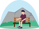 پیش‌نمایش فایل boy-sitting-on-bench-8771772 از پک سرگرمی‌های آخر هفته
