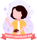پیش‌نمایش فایل girl-holding-cupcake-8808114 از پک روز جهانی شکلات