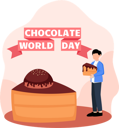 پیش‌نمایش فایل boy-holding-cake-8808164 از پک روز جهانی شکلات
