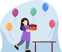 پیش‌نمایش فایل girl-holding-cake-8808474 از پک روز جهانی شکلات