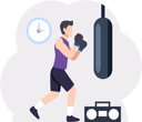 پیش‌نمایش فایل boxer-doing-training-8905782 از پک ورزش و ورزش