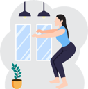 پیش‌نمایش فایل girl-doing-yoga-8905785 از پک ورزش و ورزش