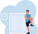 پیش‌نمایش فایل boy-doing-yoga-8906397 از پک ورزش و ورزش